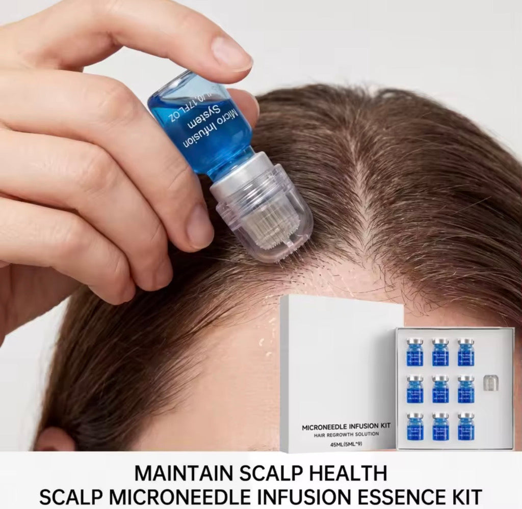 Kit Microneedle Infusion - Sérum para Crecimiento Capilar