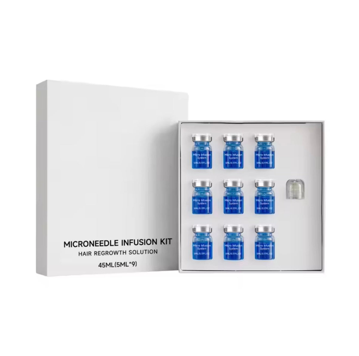 Kit Microneedle Infusion - Sérum para Crecimiento Capilar
