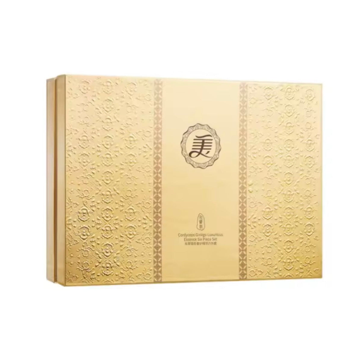 Set de Seis Piezas de Esencia de Cuidado Facial de Lujo con Cordyceps y Ginkgo