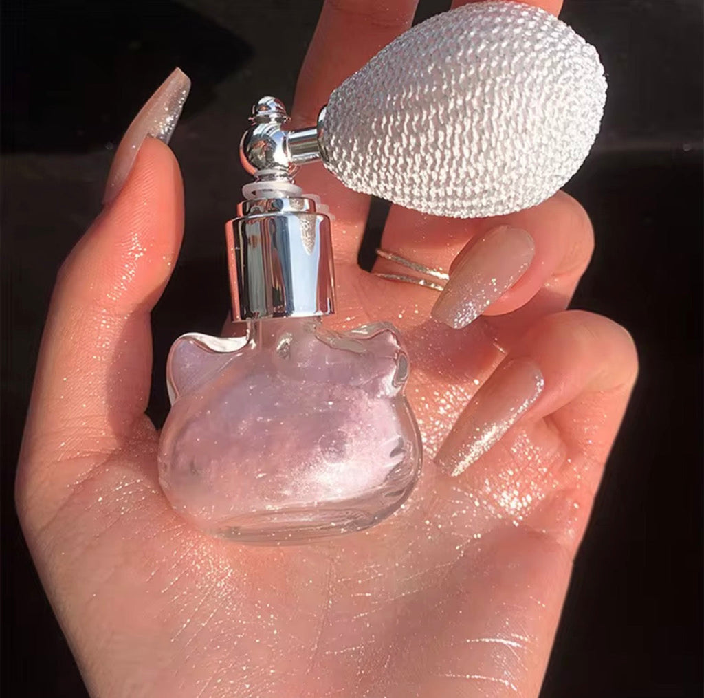 Spray Iluminador en Polvo con Diamantes | Bronceador Corporal & Facial de Alto Brillo