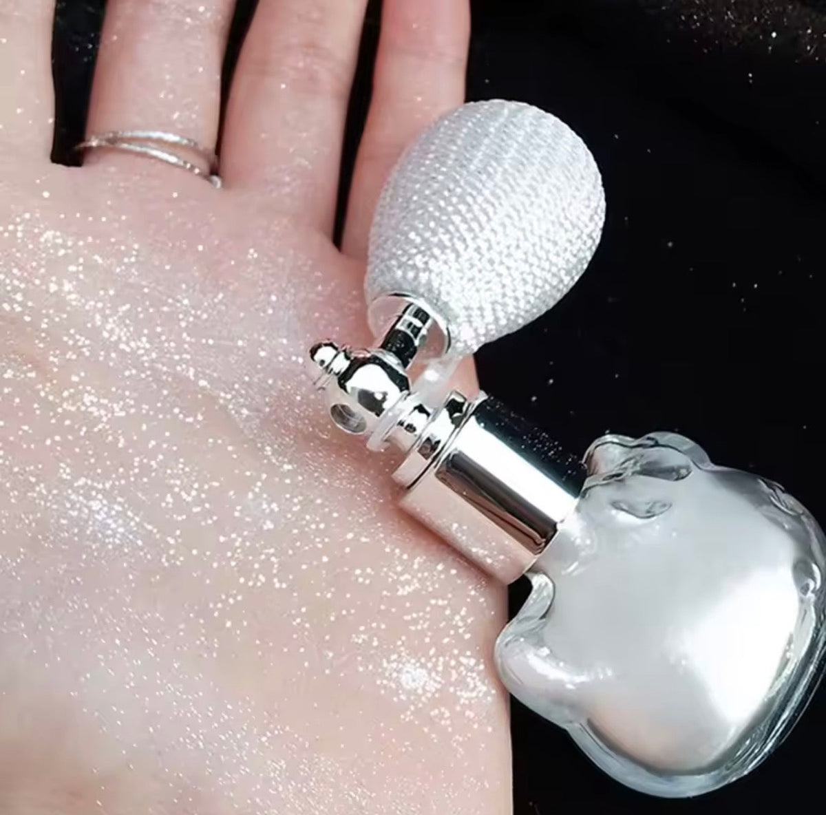 Spray Iluminador en Polvo con Diamantes | Bronceador Corporal & Facial de Alto Brillo